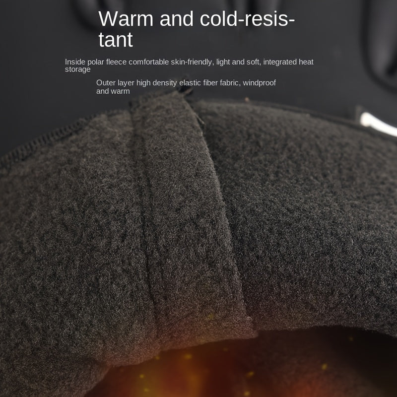 Outdoor Heated Gloves – Windproof, Waterproof & Fleece-Lined