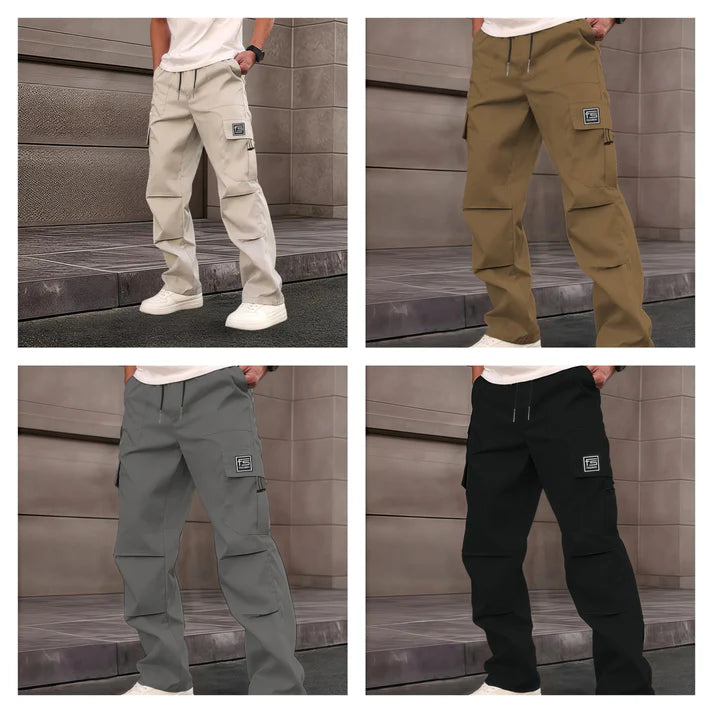 Men’s Cargo Pants For All-Season Daily Wear | Straight-Leg | Slim Fit | Multicolor Pocket
