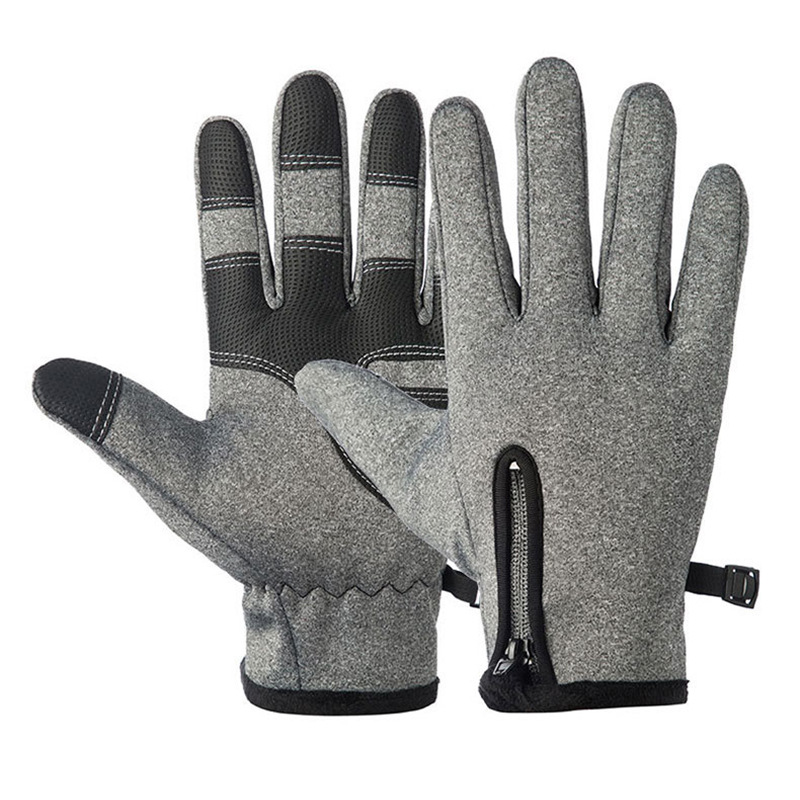 Outdoor Heated Gloves – Windproof, Waterproof & Fleece-Lined