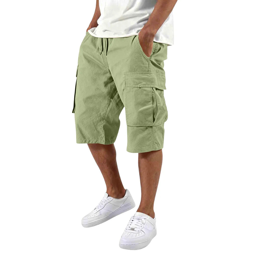 Men’s Multi-Pocket Cargo Shorts – Outdoor Utility & Casual Fit