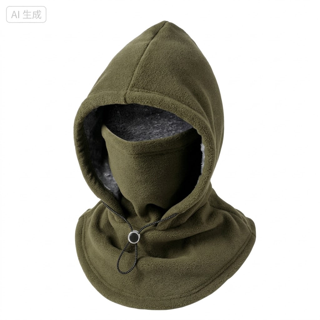 Unisex Winter Warm Mask Hat – Windproof Flannel Cycling Cap for Commuting, Hiking & Outdoor Gifts