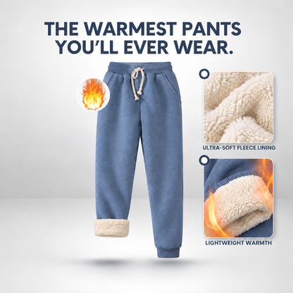 Thermal Sherpa Fleece-Lined Jogger Pants