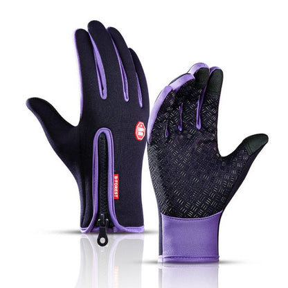 Outdoor Heated Gloves – Windproof, Waterproof & Fleece-Lined