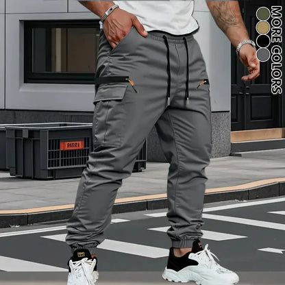 Men's Stretch Cargo Pants with Multiple Pockets