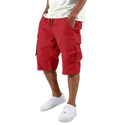 Men’s Multi-Pocket Cargo Shorts – Outdoor Utility & Casual Fit