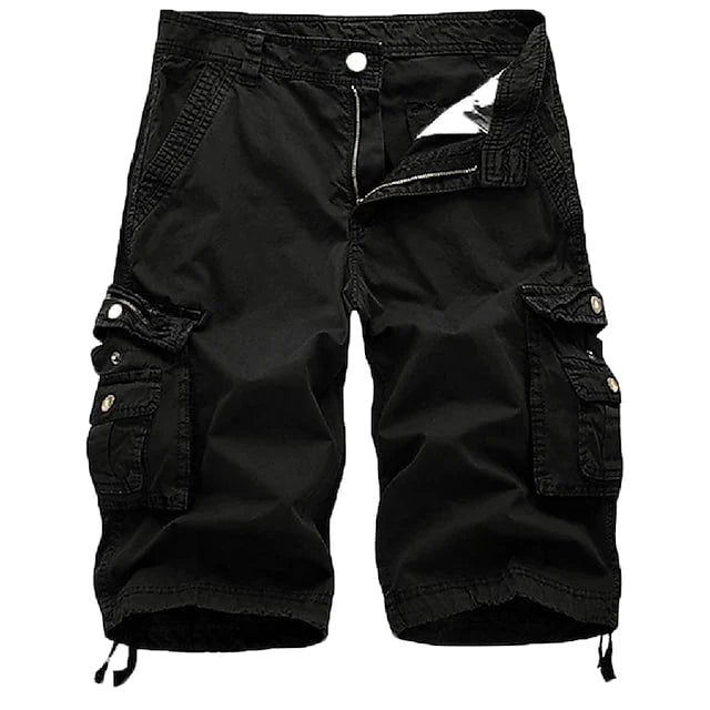 HomyJoy Men's Cargo Shorts Multi Pockets Twill Cargo Shorts