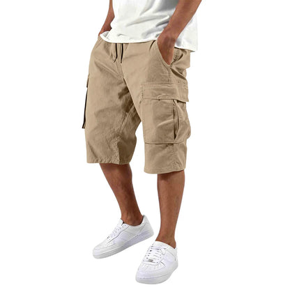 Men’s Multi-Pocket Cargo Shorts – Outdoor Utility & Casual Fit