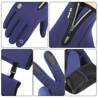 Outdoor Heated Gloves – Windproof, Waterproof & Fleece-Lined