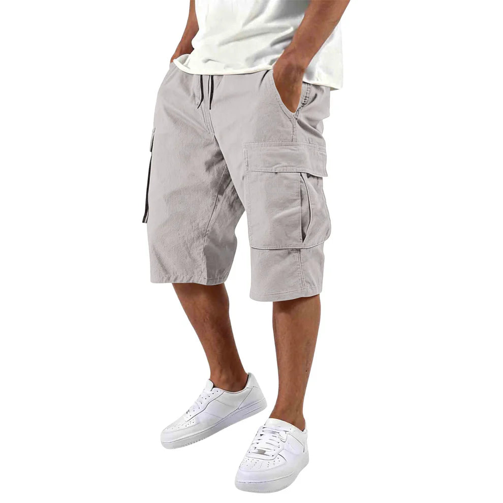 Men’s Multi-Pocket Cargo Shorts – Outdoor Utility & Casual Fit