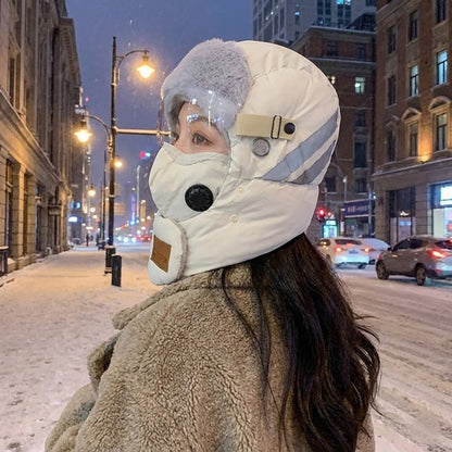 Full-Face Thermal Winter Hat – Windproof & Warm