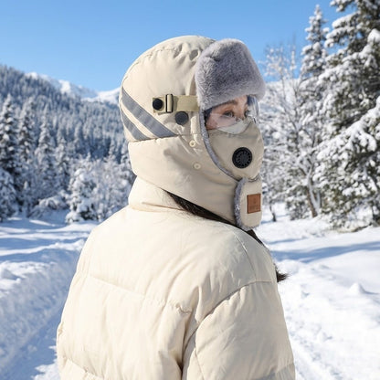 Full-Face Thermal Winter Hat – Windproof & Warm