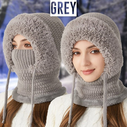 4-in-1 Full-Covering Winter Beanie Hat