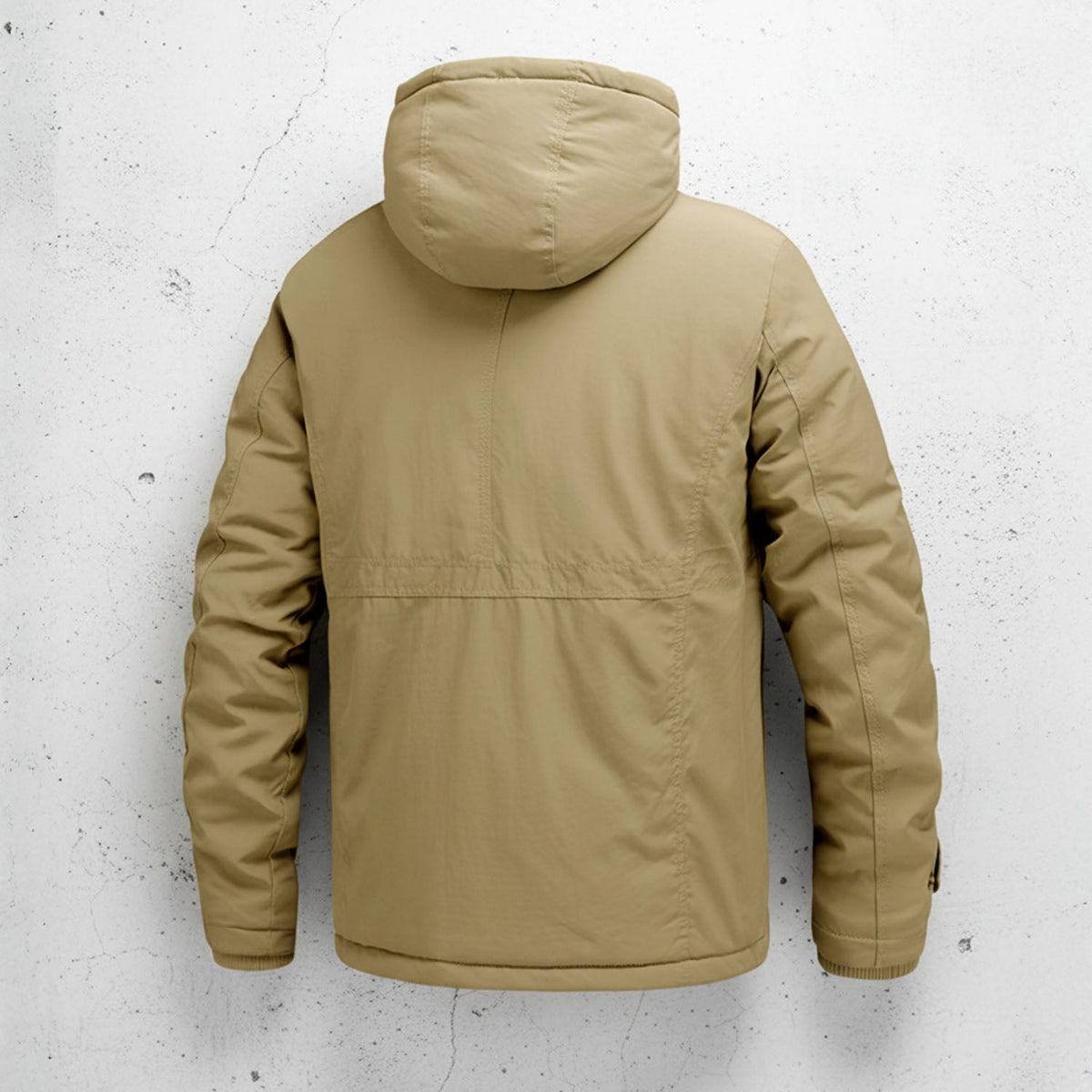 Men's Fleece-Lined Cargo Winter Coat
