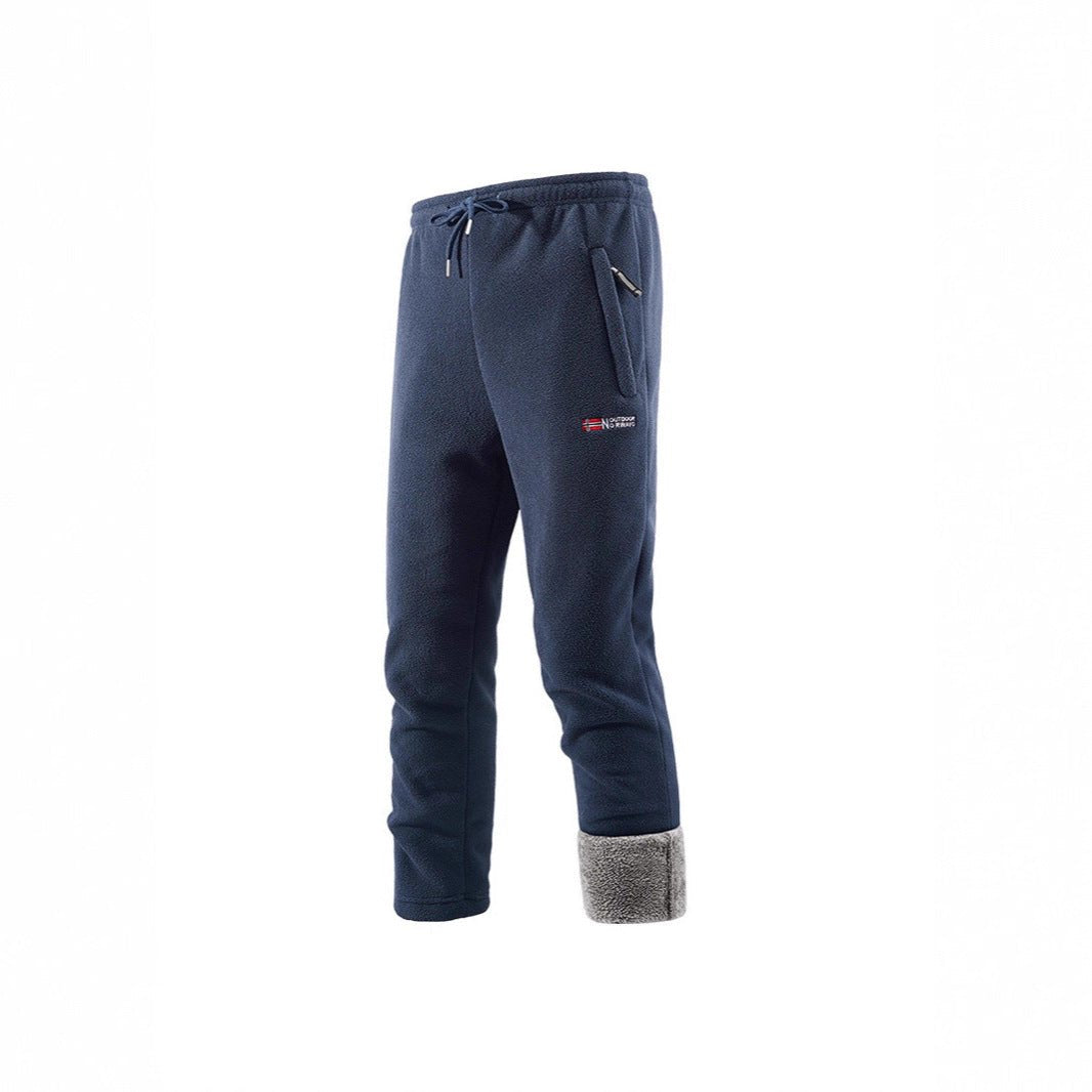 Unisex Warm and Durable Sherpa-Lined Fleece Pants