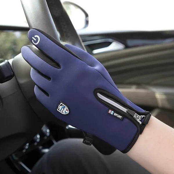 Outdoor Heated Gloves – Windproof, Waterproof & Fleece-Lined