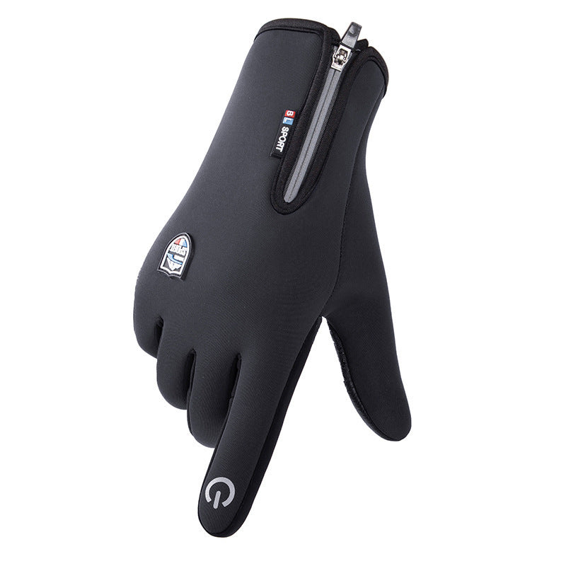 Outdoor Heated Gloves – Windproof, Waterproof & Fleece-Lined