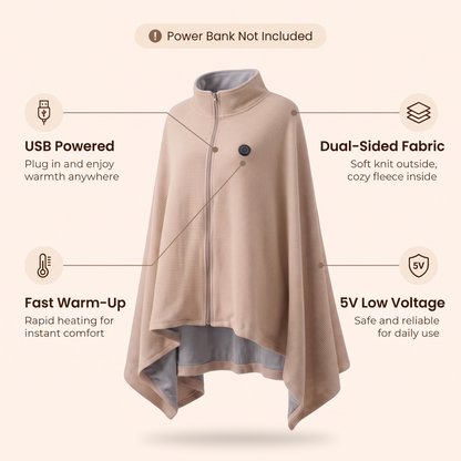 HomyJoy™ Heated Wearable Blanket Wrap
